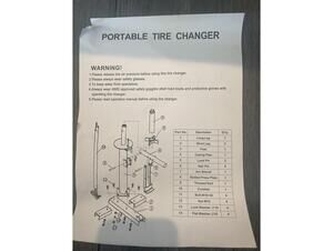 Tuffion Portable Tire Changer - Open Box